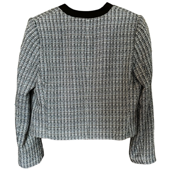 Ricki's Blazer/Jacket/Coat Open Front Weave Stitching Cropped-ish Size Small - Picture 2 of 10